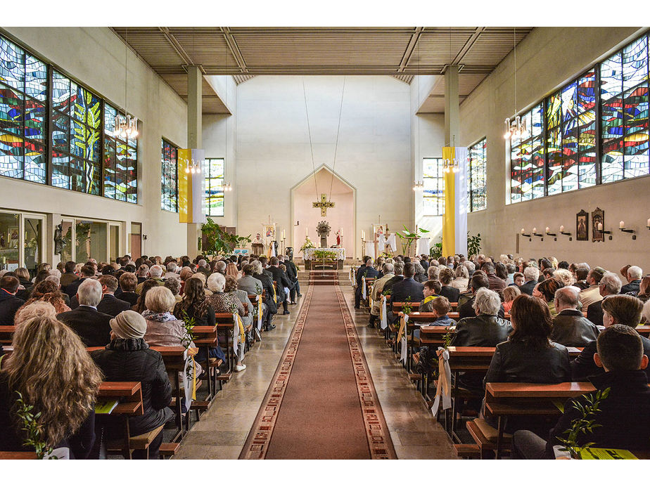 Feier der 1. Heiligen Kommunion in Sankt Maria (Foto: Michael Bohl)